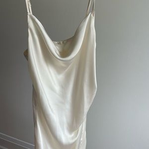 Re:named slip dress in ivory, been worn once ✨
